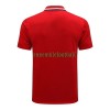 Manchester United Polo d'Entraînement 22-23 Rouge Noir Blanc Pour Homme